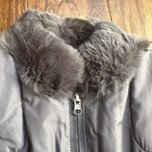 Linda Richards Luxury rabbit fur reversible vest size medium - Picture 9 of 11